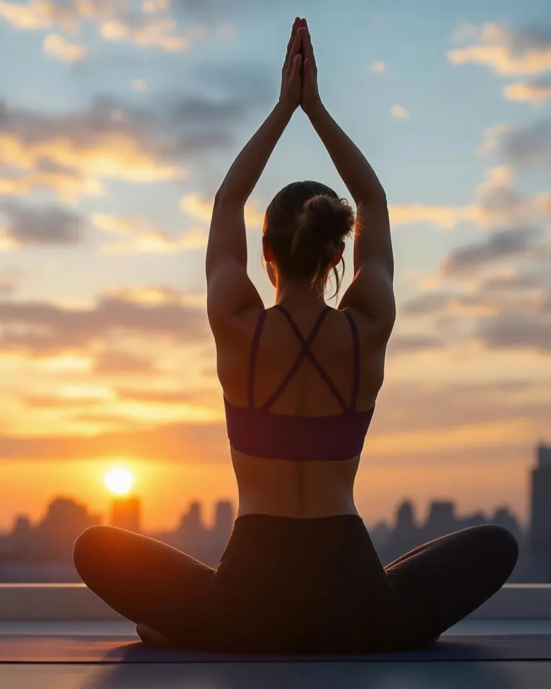 โยคะบนดาดฟ้า 